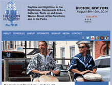 Tablet Screenshot of hudsonmusicfest.com